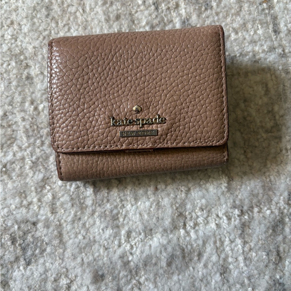 Kate Spade Taupe Leather Wallet